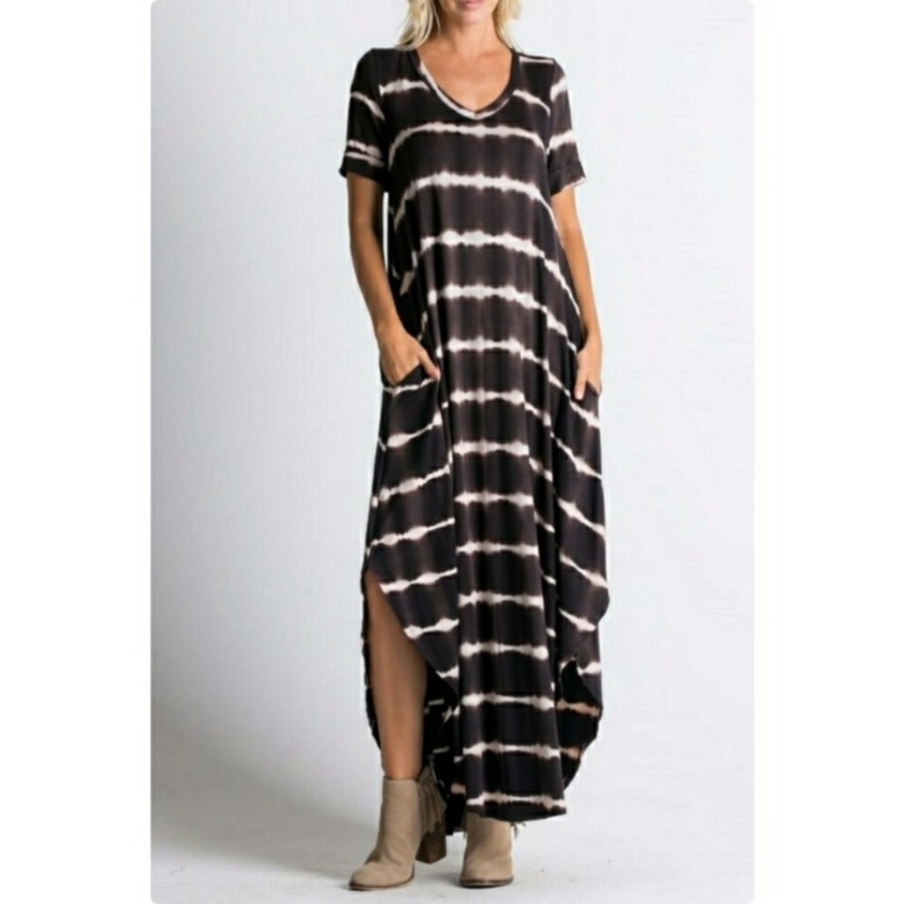 HP PICK NWT MAXI TIE DYE DRESS